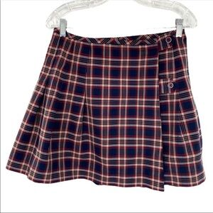 Parker Tartan Plaid Pleated Mini Skirt